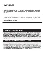 Preview for 3 page of Danby DPA120CB5BP Owner'S Use And Care Manual