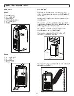 Preview for 6 page of Danby DPA120E1BDB-6 Owner'S Manual