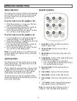 Preview for 8 page of Danby DPA120E1BDB-6 Owner'S Manual