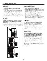 Preview for 11 page of Danby DPA120E1BDB-6 Owner'S Manual