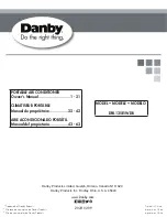 Preview for 1 page of Danby DPA135E1WDB Owner'S Manual