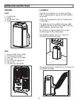 Preview for 6 page of Danby DPA140B1WDB-6 Owner'S Manual