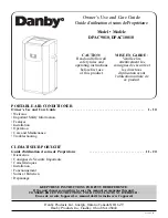 Preview for 1 page of Danby DPAC10010 Owner'S Use And Care Manual