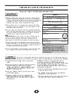 Preview for 3 page of Danby DPAC10010 Owner'S Use And Care Manual