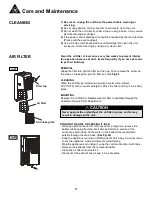 Preview for 18 page of Danby DPAC120011H Owner'S Use And Care Manual