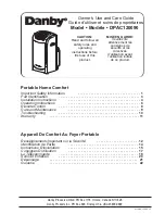 Preview for 1 page of Danby DPAC120090 Owner'S Use And Care Manual