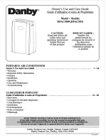 Preview for 1 page of Danby DPAC5009 Owner'S Use And Care Manual