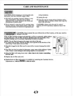 Preview for 10 page of Danby DPAC5009 Owner'S Use And Care Manual