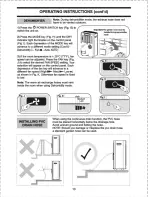 Preview for 11 page of Danby DPAC8KBLDB Owners Manual And Care Manual