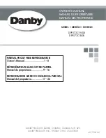 Danby DPF073C1BDB Owner'S Manual preview