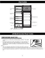 Preview for 6 page of Danby DPF074B1WDB Owner'S Use And Care Manual