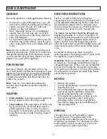 Preview for 8 page of Danby DPF074B2BDB-6 Owner'S Manual