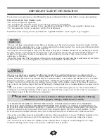 Preview for 3 page of Danby DR3009WGLP Owner'S Use And Care Manual