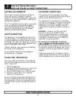 Preview for 3 page of Danby DTAC080BAUWDB Owner'S Manual