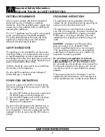 Preview for 3 page of Danby DTAC100B1WDB Owner'S Manual