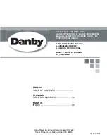 Предварительный просмотр 1 страницы Danby DTT100A1WDB Owner'S Use And Care Manual