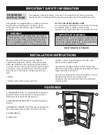 Preview for 4 page of Danby DUF082A1BSLDD-RM Owner'S Use And Care Manual