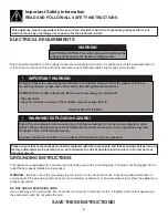 Preview for 4 page of Danby DUF138E1 Owner'S Use And Care Manual