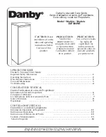 Danby DUF408WE Owner'S Use And Care Manual preview