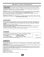 Preview for 2 page of Danby DUF408WE Owner'S Use And Care Manual