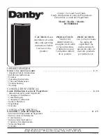 Preview for 1 page of Danby DUF808BSLE Owner'S Use And Care Manual