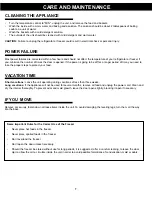 Preview for 9 page of Danby DUFM026B1WDD Owner'S Use And Care Manual