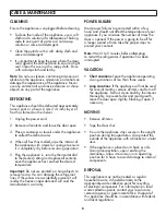 Preview for 7 page of Danby DUFM060B1WDB Owner'S Manual