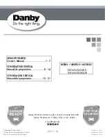 Предварительный просмотр 1 страницы Danby DUFM060B2WDB Owner'S Manual