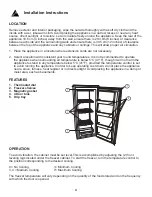 Preview for 6 page of Danby DUFM085A2BSLDD Owner'S Use And Care Manual