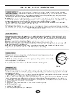 Preview for 2 page of Danby DUFM304A1WDB Owner'S Use And Care Manual