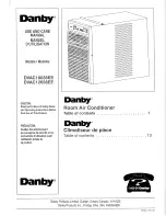 Preview for 1 page of Danby DVAC10038EE Use And Care Manual