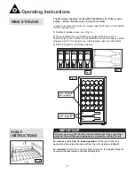 Предварительный просмотр 8 страницы Danby DWC032A2BDB Use And Care Manual