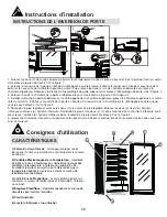 Предварительный просмотр 15 страницы Danby DWC032A2BDB Use And Care Manual