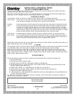 Preview for 33 page of Danby DWC040A2BDB Owner'S Use And Care Manual