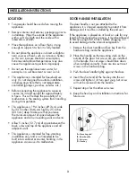Preview for 1 page of Danby DWC040A3BSSDD Installation Instructions