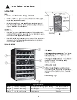 Preview for 8 page of Danby DWC040D2BSSDB Owner'S Use And Care Manual