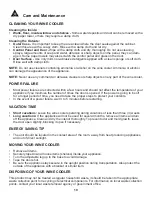 Preview for 13 page of Danby DWC040D2BSSDB Owner'S Use And Care Manual