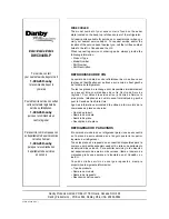 Danby DWC044 Owner'S Manual preview