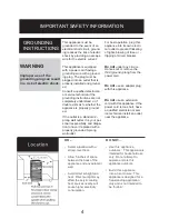 Preview for 5 page of Danby DWC1132BLSDB Owner'S Use And Care Manual