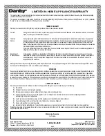 Preview for 12 page of Danby DWC1132BLSDB Owner'S Use And Care Manual