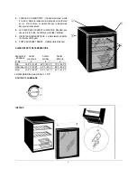 Предварительный просмотр 8 страницы Danby DWC172 Owner'S Manual