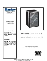 Preview for 1 page of Danby DWC257BL Owner'S Manual