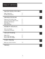 Preview for 2 page of Danby DWC518BLS Owner'S Manual