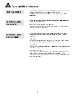 Preview for 9 page of Danby DWC93BLSDB Owner'S Use And Care Manual