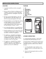 Предварительный просмотр 4 страницы Danby DWM030WDB-6 Owner'S Manual