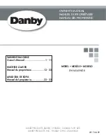 Danby DWM045DB Owner'S Manual предпросмотр