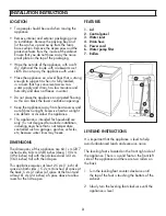 Предварительный просмотр 4 страницы Danby DWM12C1WDB Owner'S Manual