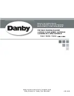 Danby DWM17WDB Owner'S Use And Care Manual предпросмотр