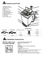 Preview for 6 page of Danby DWM17WDB Owner'S Use And Care Manual