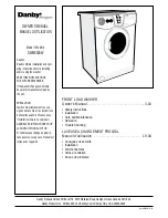 Danby DWM5500W Owner'S Manual preview